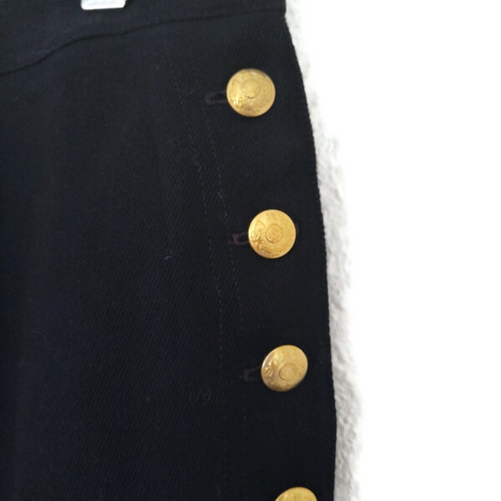 Vintage Lauren Ralph Lauren Navy  High Waisted Coastal No Flaws Wide Leg Pants - Picture 5 of 5